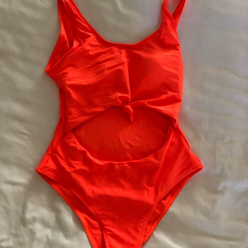 Cutout one piece bathing suit